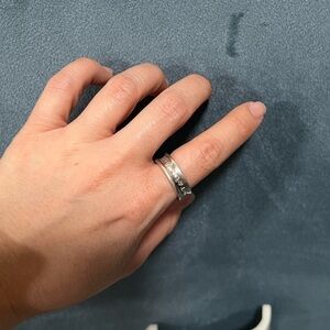 Tiffany & Co Silver 1837 Ring